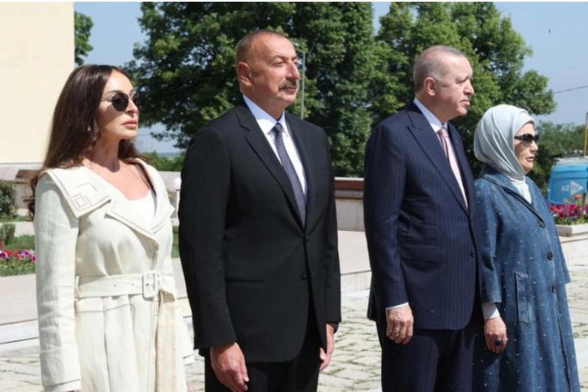 Azərbaycan və Türkiyə prezidentləri Şuşada “Xan qızı” bulağında oldular
