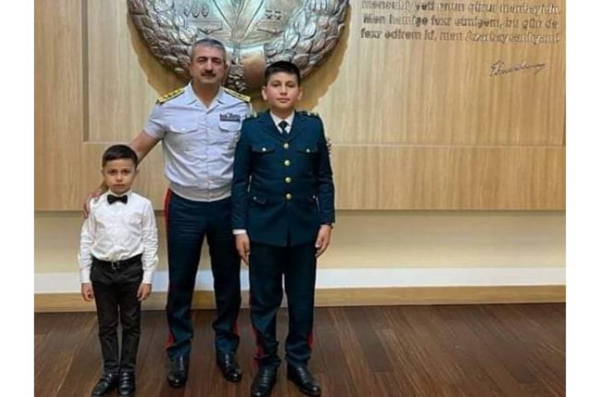 Elçin Quliyev mərhum jurnalistin övladları ilə görüşdü — FOTO