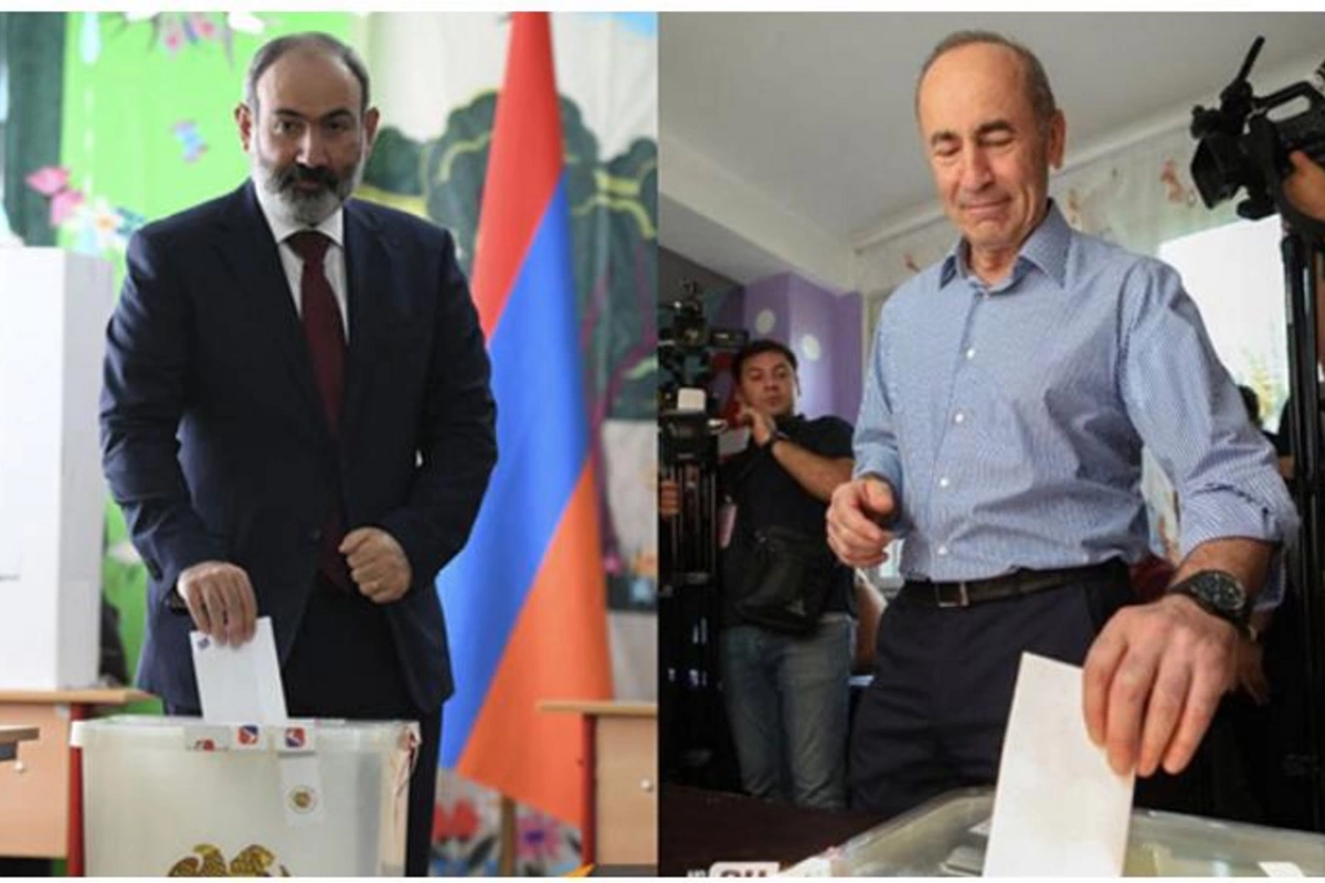 İlkin nəticələr: Paşinyan Koçaryandan böyük fərqlə irəlidə — RƏSMİ