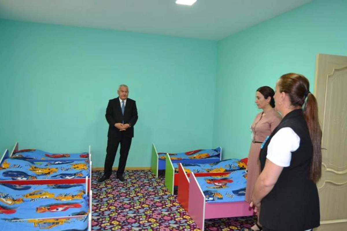 Füzulidə Heydər Əliyev Fondu tərəfindən əsaslı təmir olunmuş körpələr evi-uşaq bağçası istifadəyə verildi — FOTOLAR