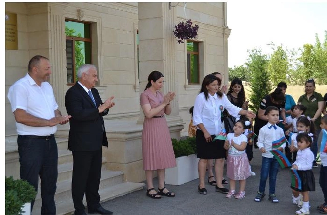 Füzulidə Heydər Əliyev Fondu tərəfindən əsaslı təmir olunmuş körpələr evi-uşaq bağçası istifadəyə verildi — FOTOLAR