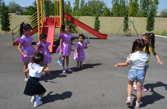 Füzulidə Heydər Əliyev Fondu tərəfindən əsaslı təmir olunmuş körpələr evi-uşaq bağçası istifadəyə verildi — FOTOLAR