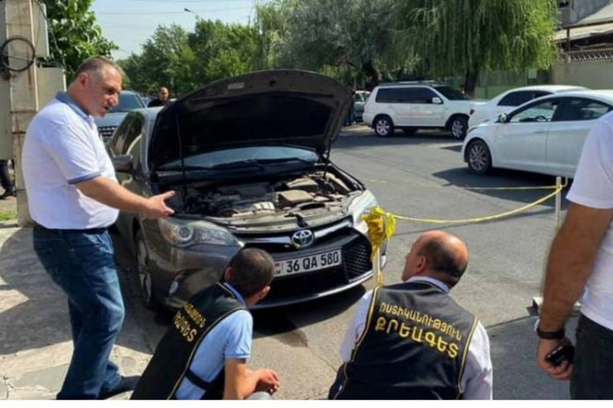 Ermənistanda keçmiş deputatın avtomobili qumbara ilə partladıldı