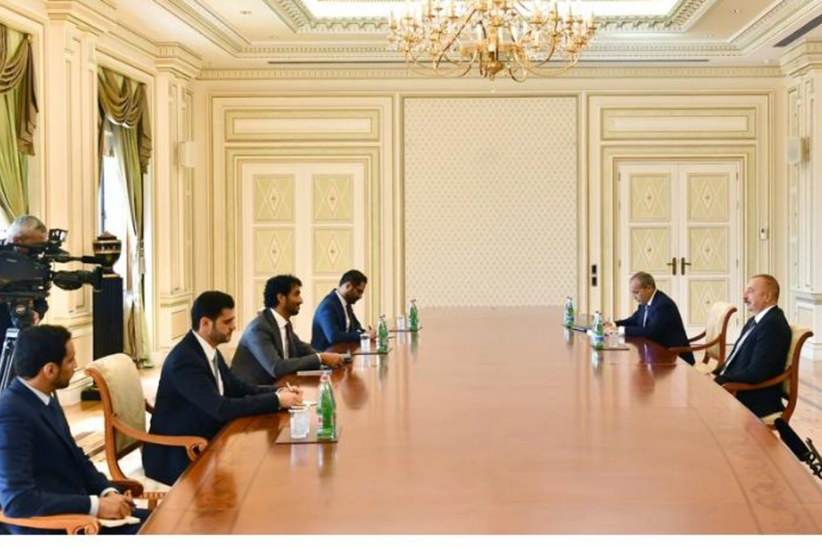 İlham Əliyev Birləşmiş Ərəb Əmirliklərinin iqtisadiyyat nazirini qəbul etdi —YENİLƏNİB