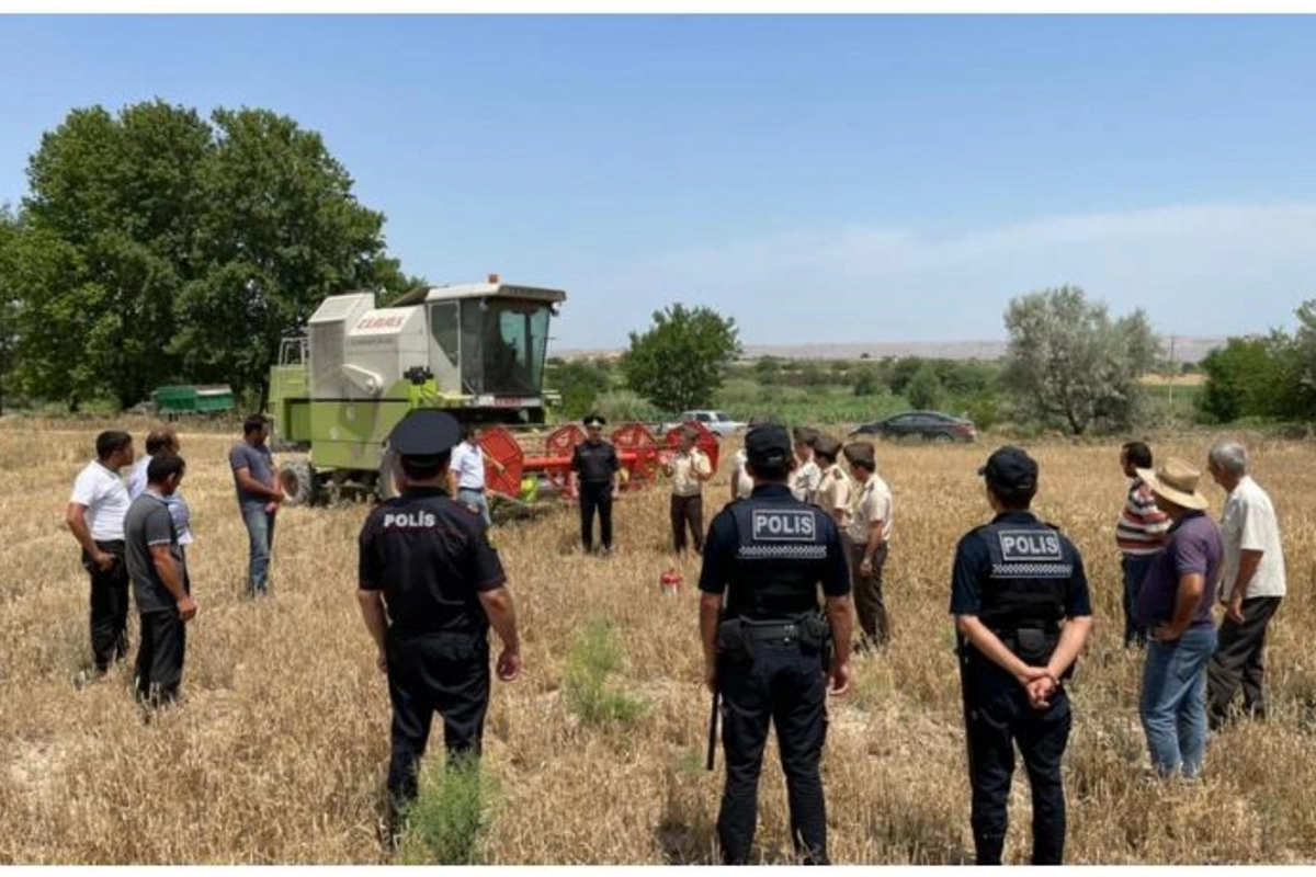 Polis yanğın təhlükəsizliyi ilə bağlı görüş keçirdi — FOTO