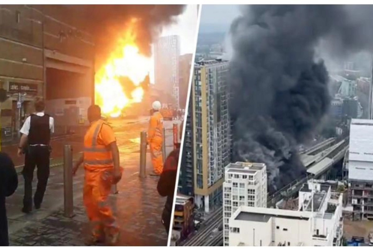 Londonda partlayış oldu