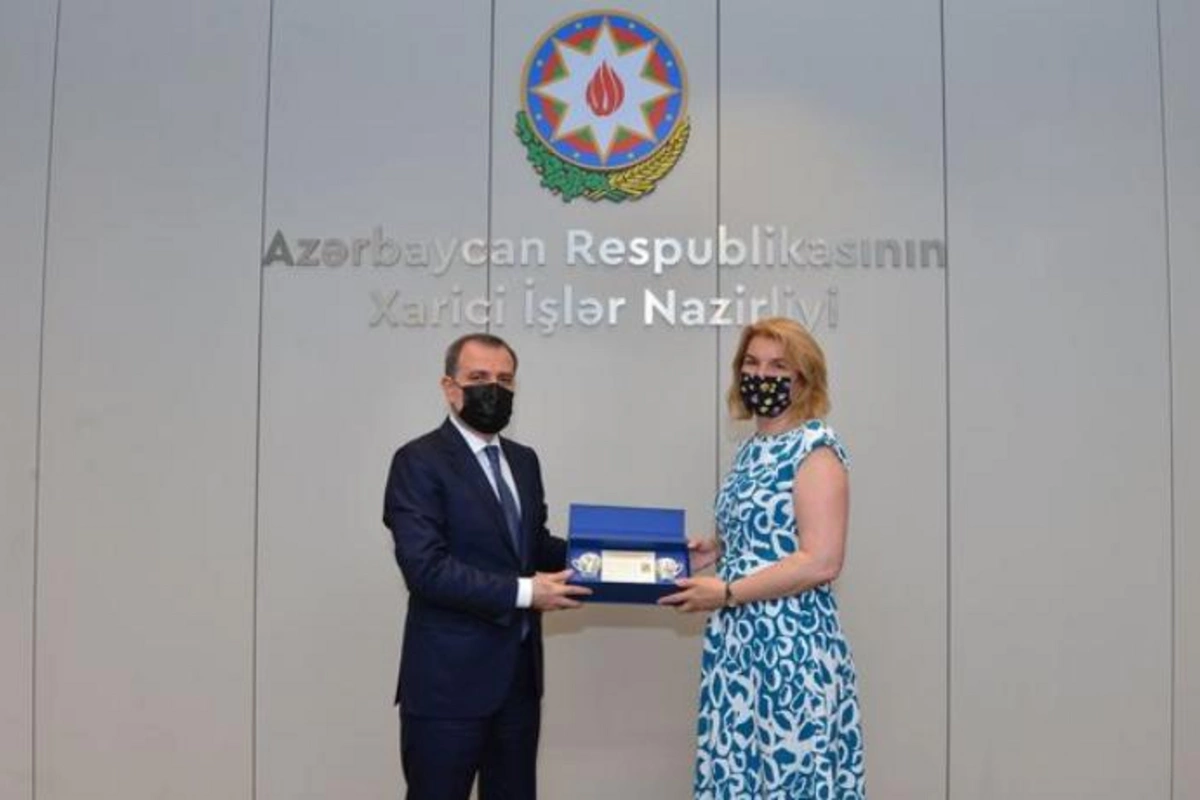 Ceyhun Bayramov İvana Duarte ilə görüşdü — FOTO