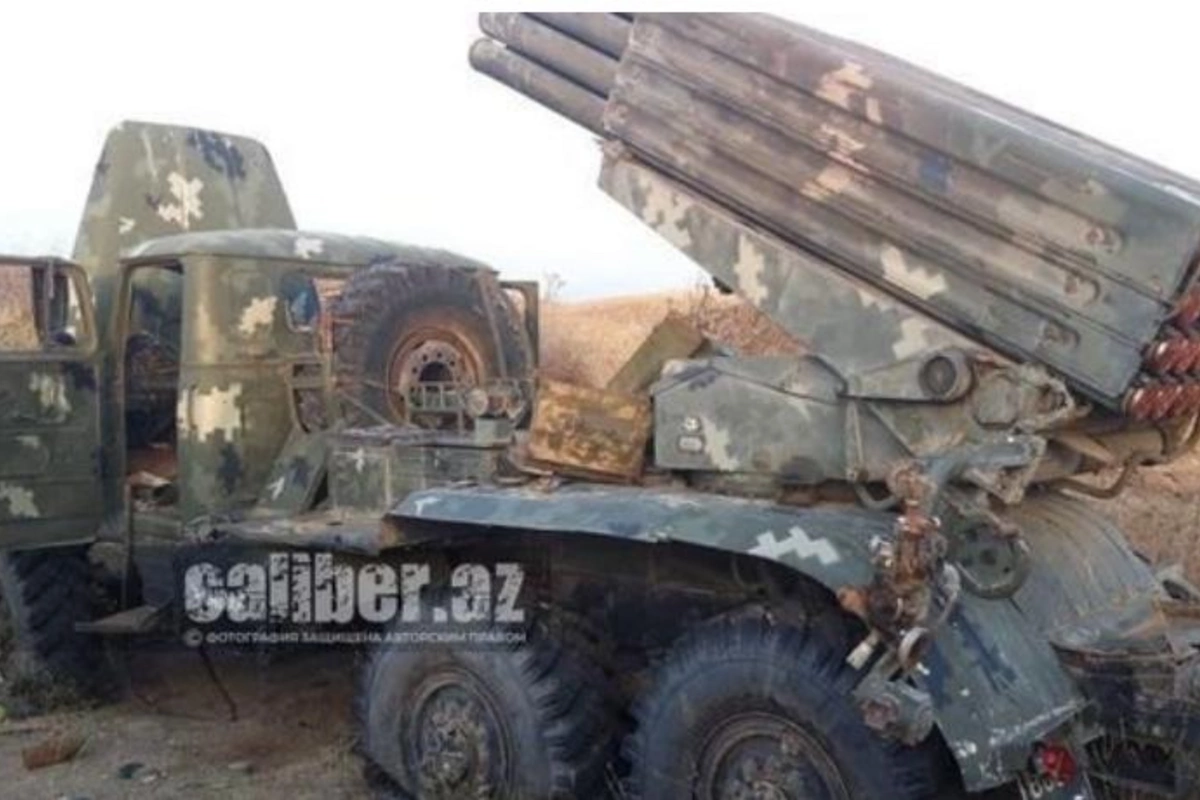 Ermənistan ordusu Azərbaycana iki ədəd BM-21 “Qrad” “hədiyyə” etdi — FOTOLAR