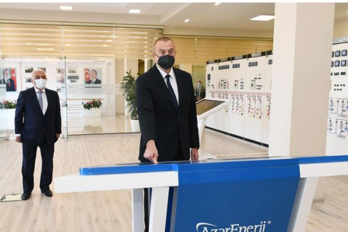 Prezident 110/35/6 kilovoltuq “Binəqədi” yarımstansiyasının açılışını etdi — FOTOLAR