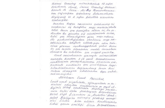 Azsaylı xalqların nümayəndələri Prezidentə müraciət etdi: Təbii qazla təmin olunmaq istəyirik — FOTOLAR