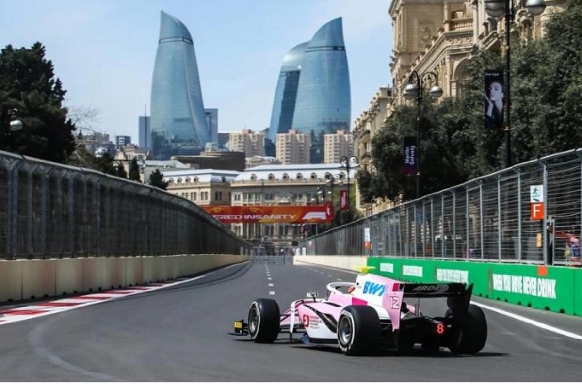 Bakıda Formula 2 yarışına start verildi