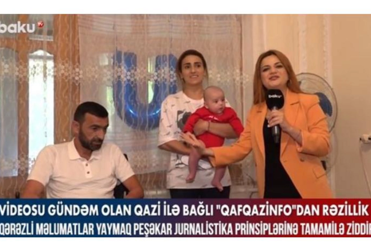 Haqqında gedən yalan məlumatlarla gündəmə gələn qazi və həyat yoldaşı Baku TV-yə danışdı — VİDEO