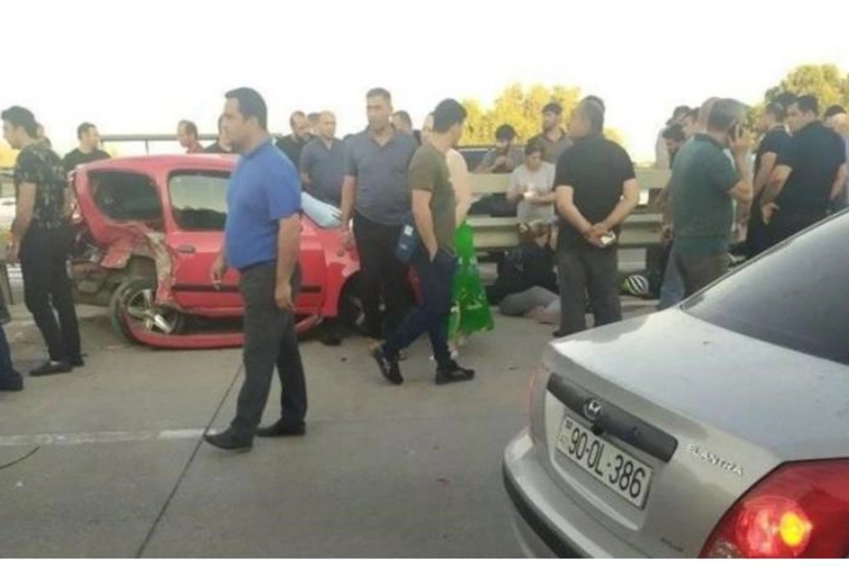 Bakıda zəncirvari qəza — xəsarət alanlar var (FOTO)