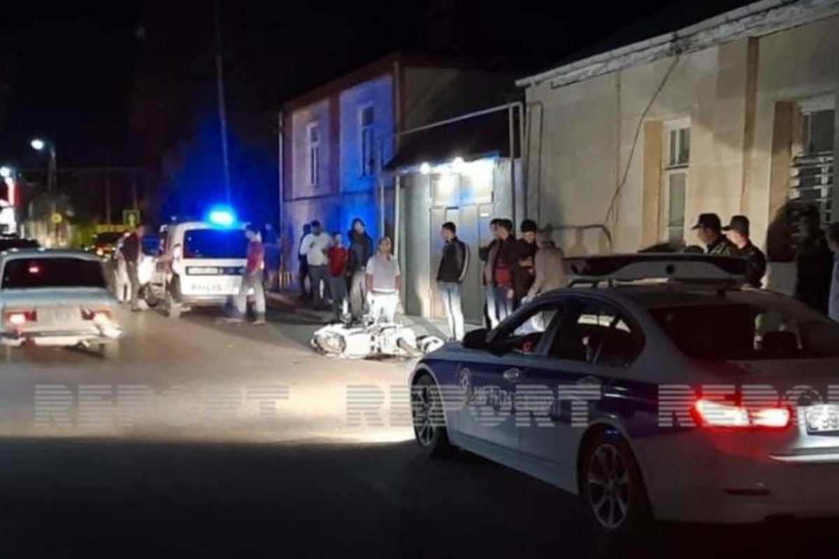 Qubada avtomobil motosikletçini vuraraq hadisə yerindən qaçdı