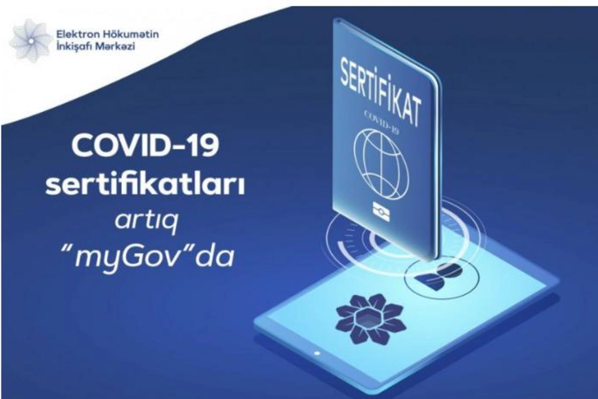 COVID-19 sertifikatları ilə bağlı YENİLİK