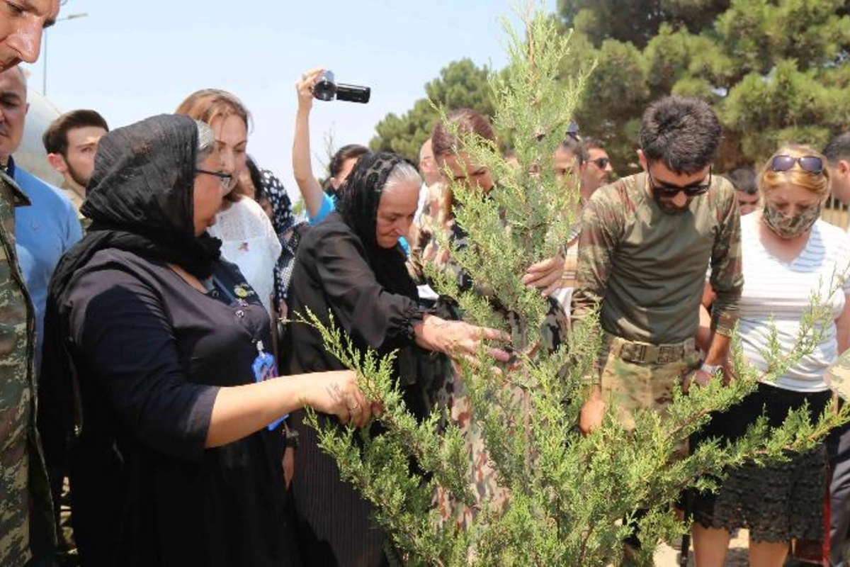 Polad Həşimovun xatirəsinə həsr olunmuş ağacəkmə aksiyası keçirildi — FOTOLAR