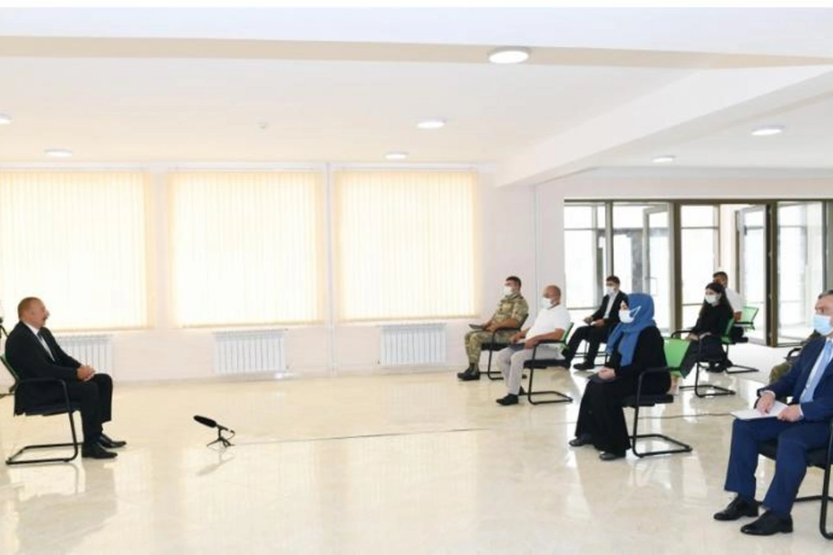 Prezident: Biz bütün şəhidlərimizin qisasını döyüş meydanında aldıq və bununla fəxr edə bilərik