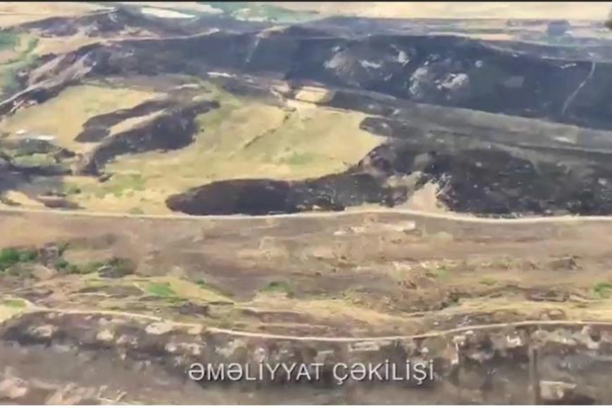 Xocavənddə minalanmış ərazidə yanğın oldu — VİDEO
