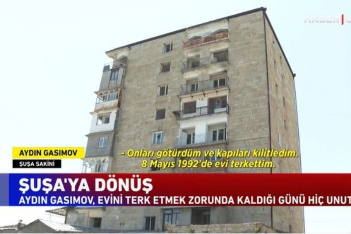 “Haber Global”: 28 il sonra Şuşadakı doğma evinə qayıdan sakinin tapdığı yeganə əşya — VİDEO