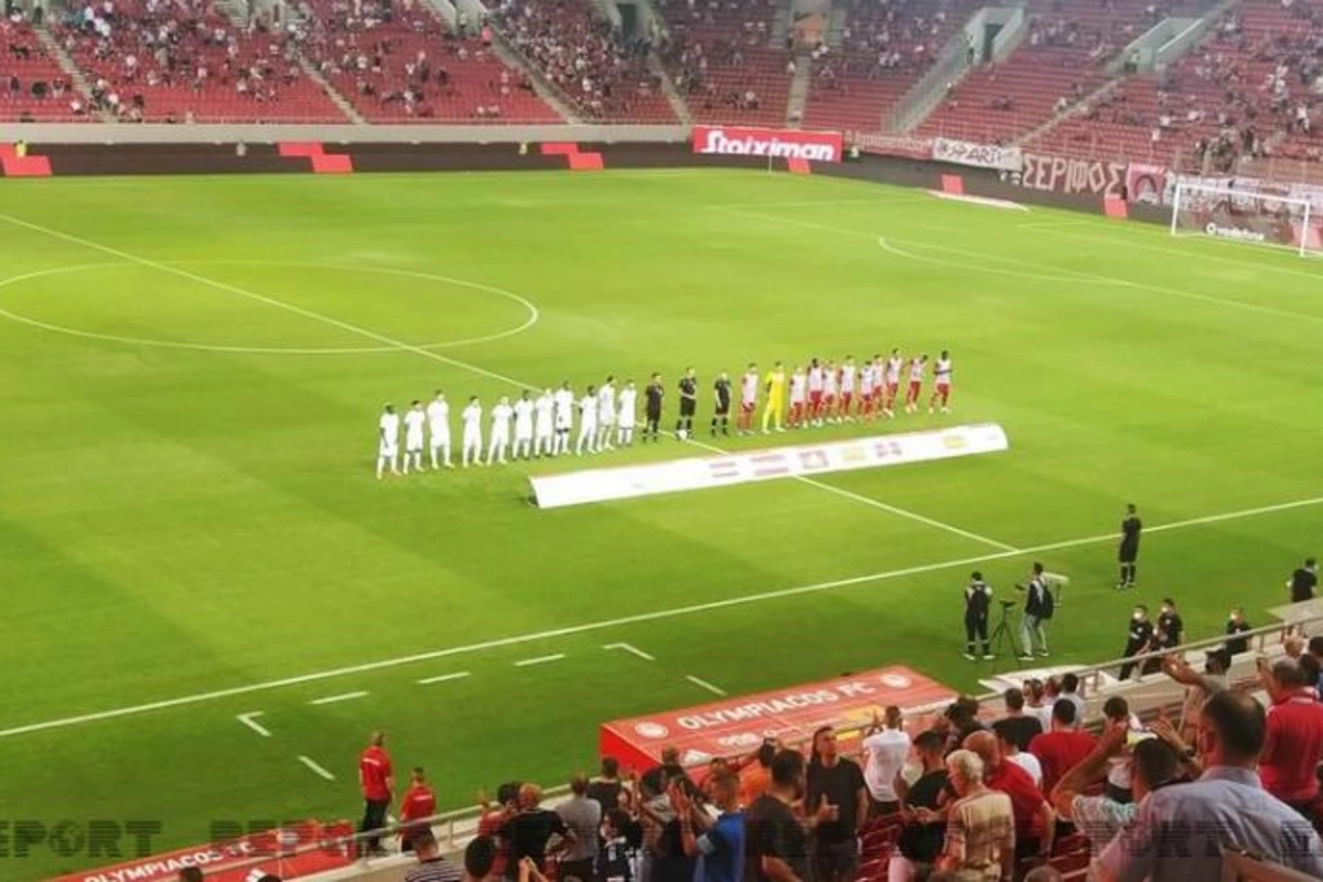 Neftçinin Olimpiakosla oyununda insident