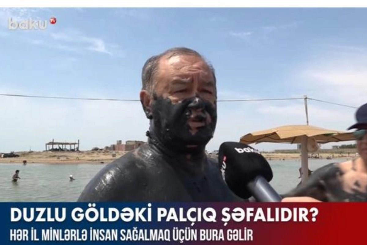 Duzlu göldəki palçıq şəfalıdır? — VİDEO