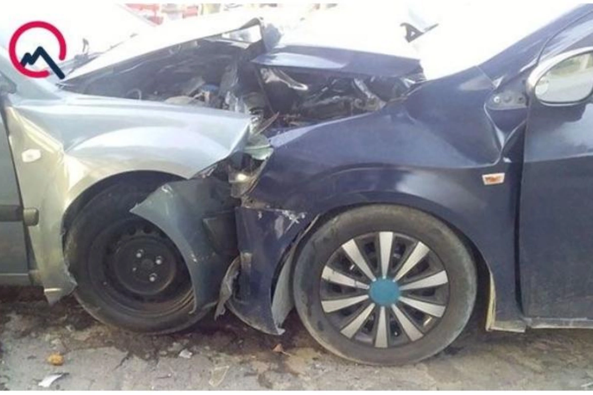 Qaxda avtomobillər toqquşdu, yeddi nəfər yaralandı — FOTO