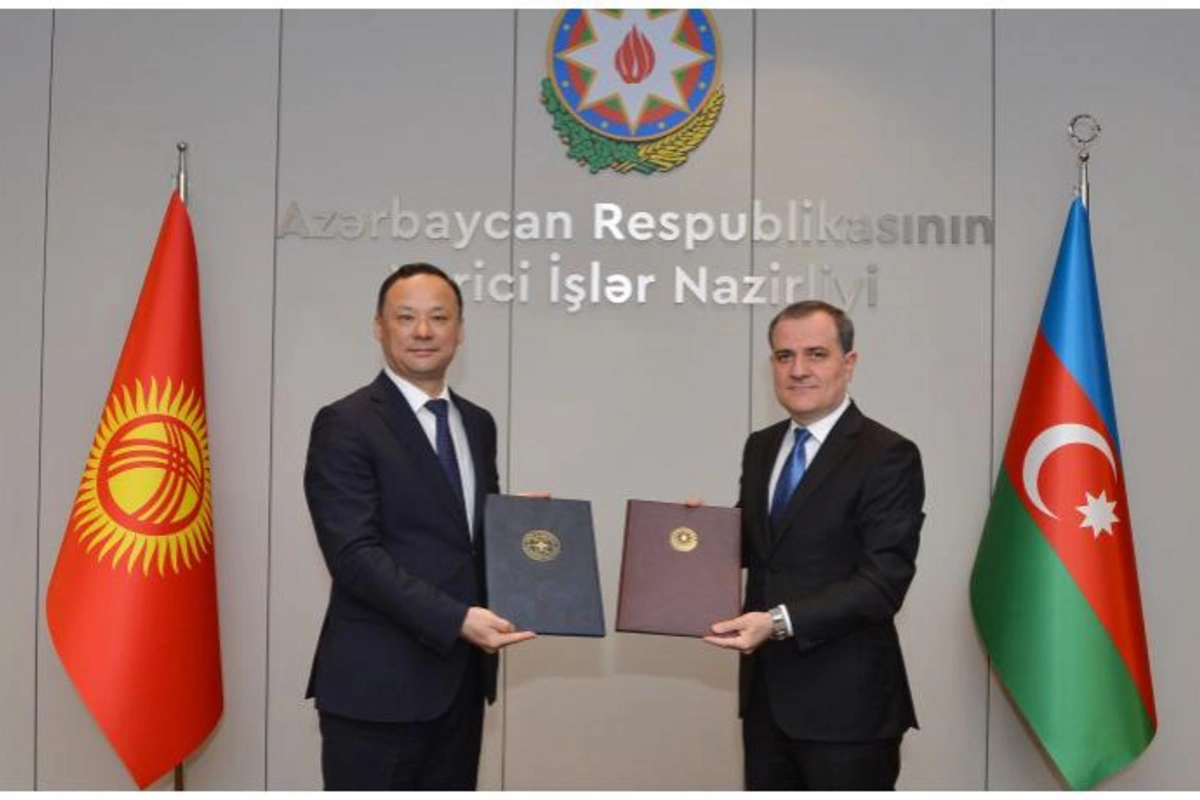 Azərbaycanın və Qırğızıstanın xarici işlər nazirləri arasında sənəd imzalanıb
