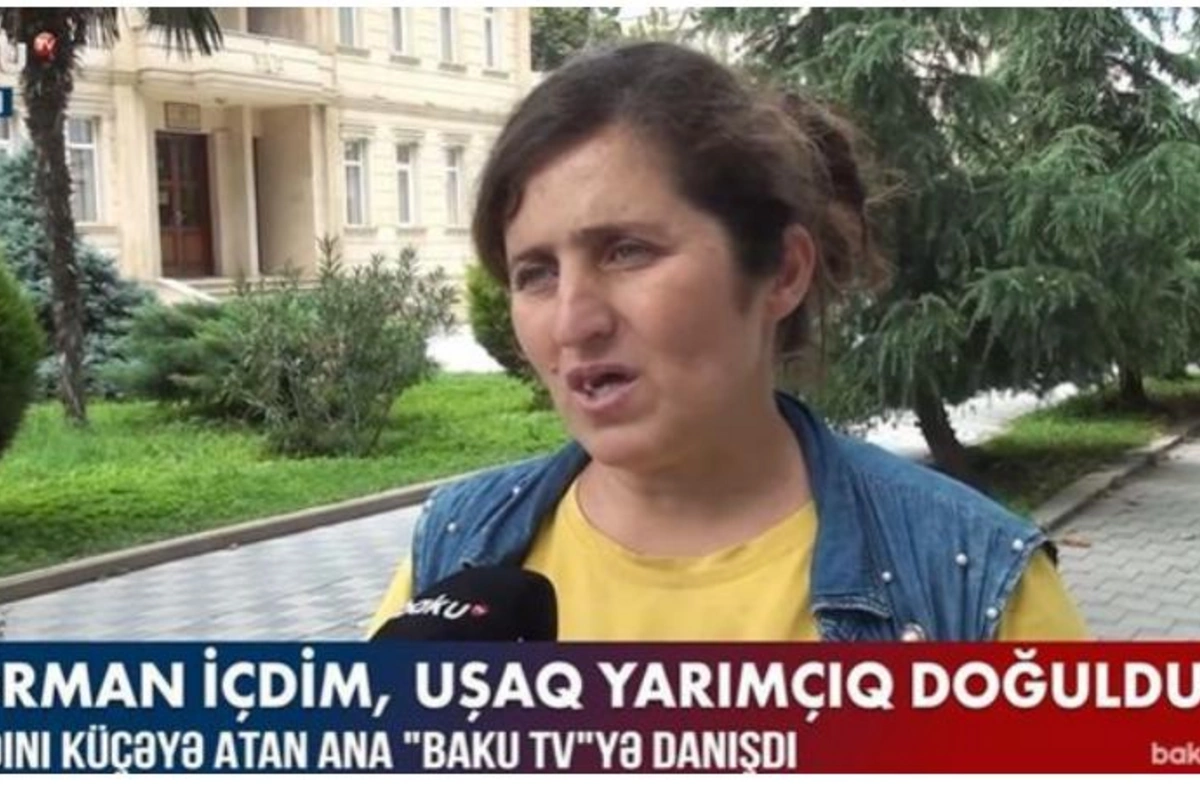 Övladını küçəyə atan ana “Baku TV”yə danışdı — VİDEO