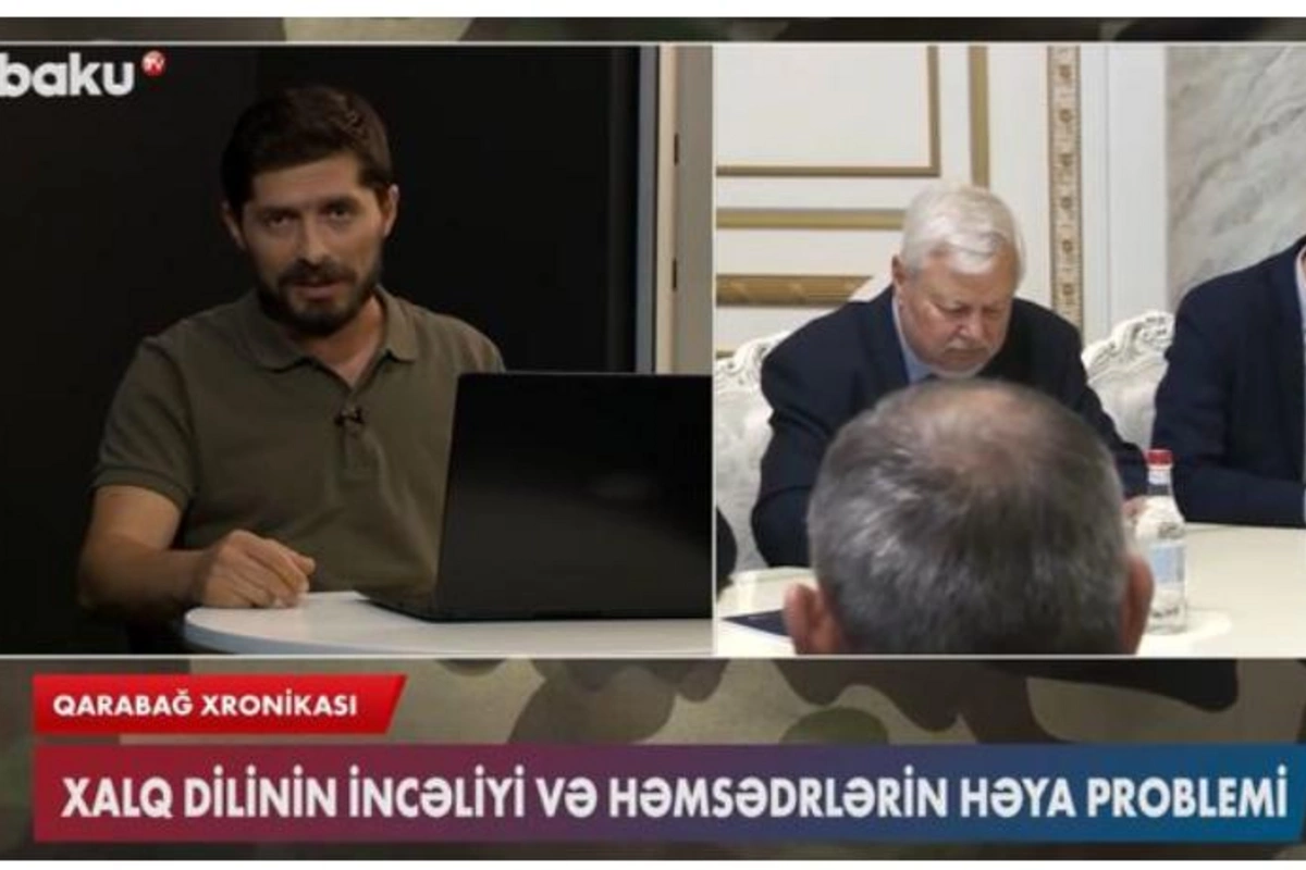 Xalq dilinin incəliyi və həmsədrlərin həya problemi... — VİDEO