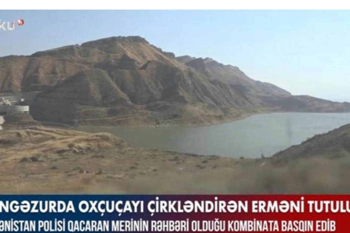 Oxçuçayı çirkləndirən erməni tutulub — VİDEO