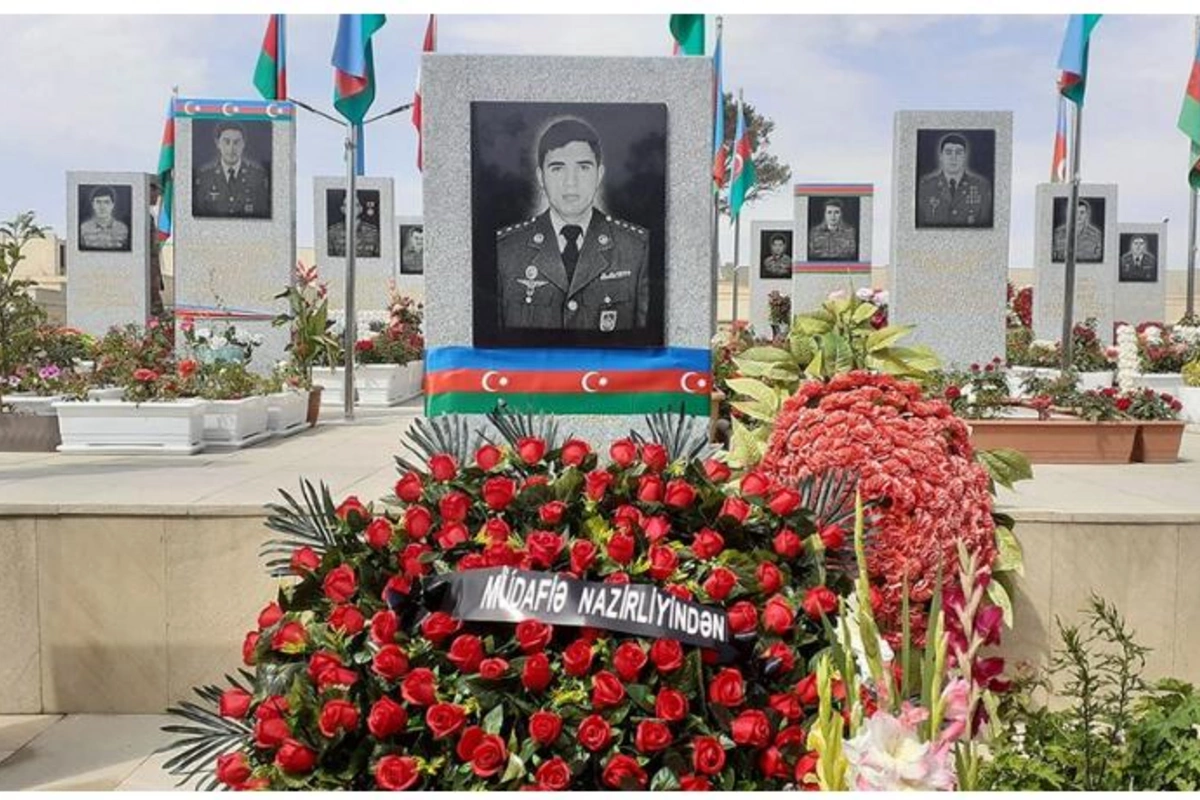 Şəhid zabitin anım günü qeyd edildi — FOTO