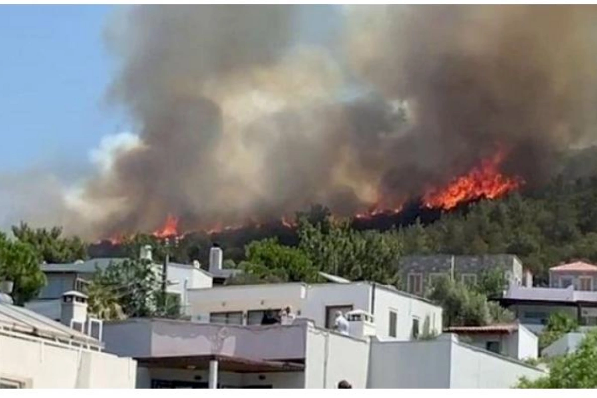 Bodrumda meydana gələn yeni yanğın yaşayış massivlərinə doğru genişlənir