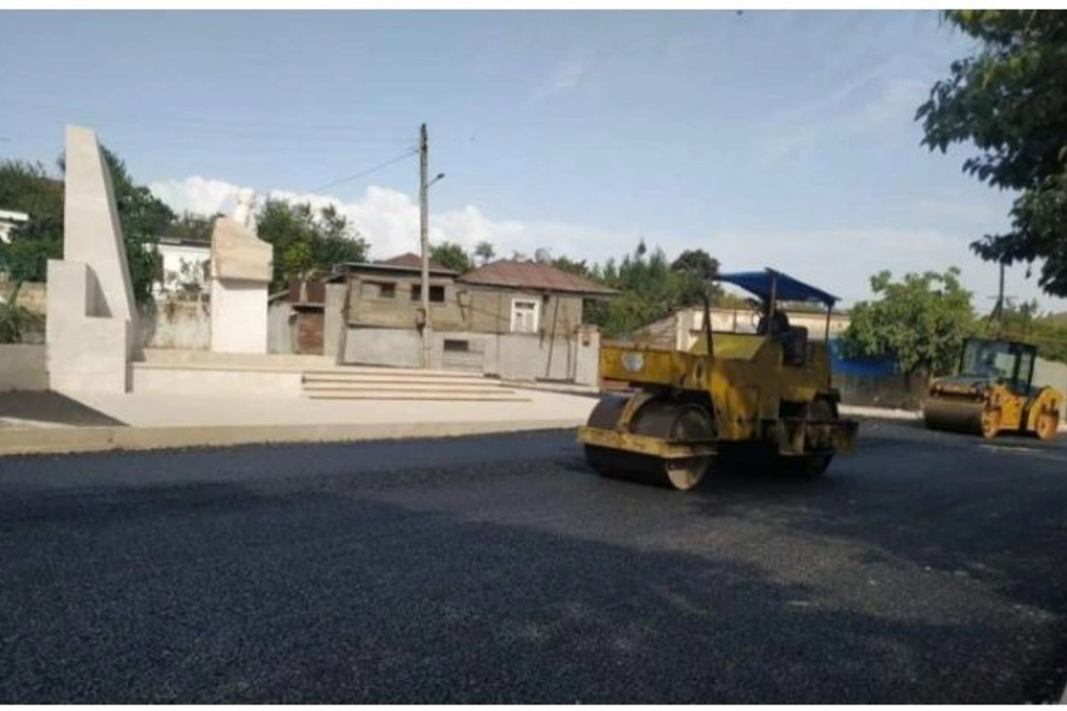 Xocavənddə faşist Njdenin abidəsi yerindədir, adını daşıyan küçə asfaltlanır — FOTOLAR