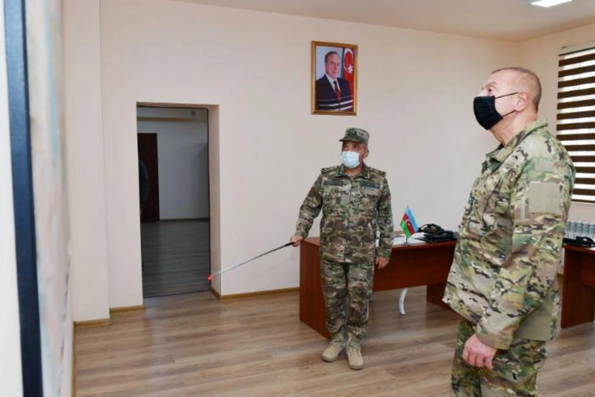 General Əfəndiyevin yeni vəzifəsində Prezidentə İLK MƏRUZƏSİ...