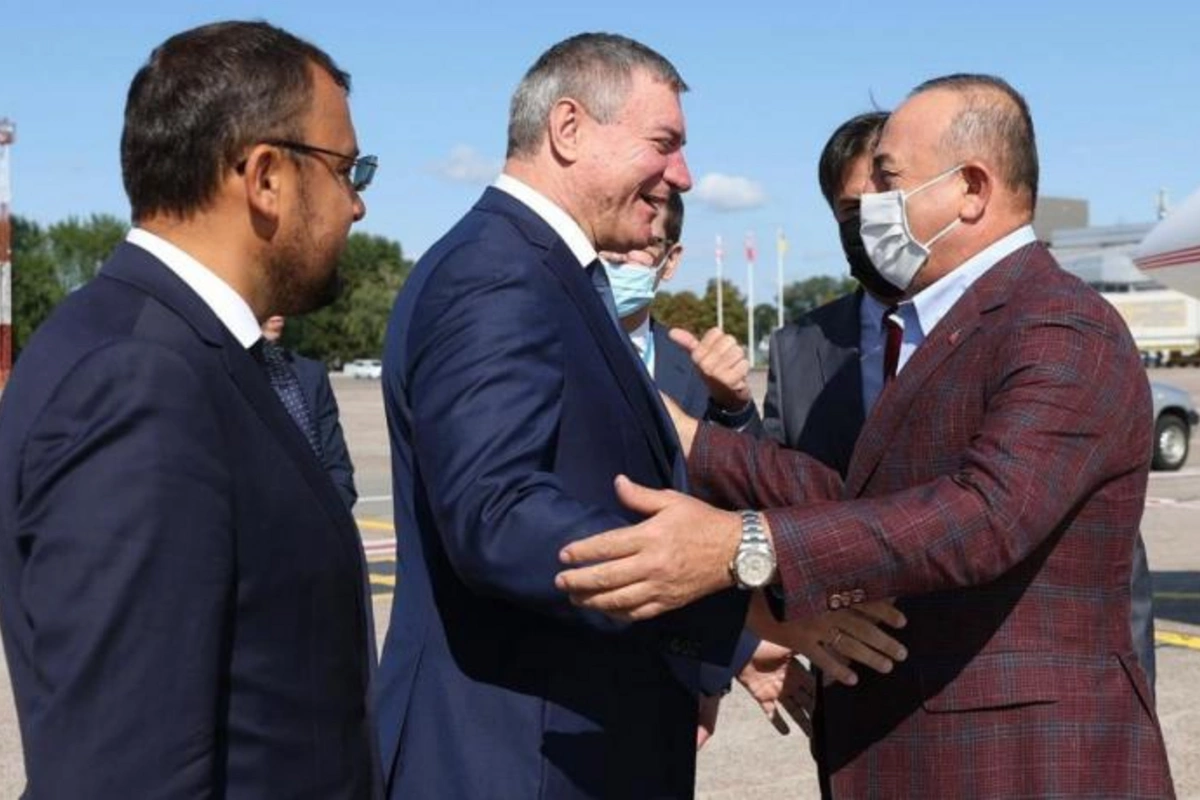 Çavuşoğlu Ukraynada səfərdədir — FOTO