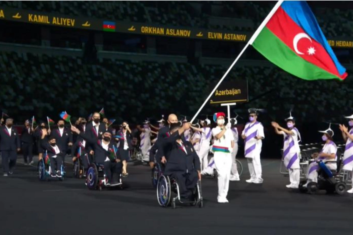 Tokio-2020: Azərbaycan paralimpiyaçıları paraddan keçdi