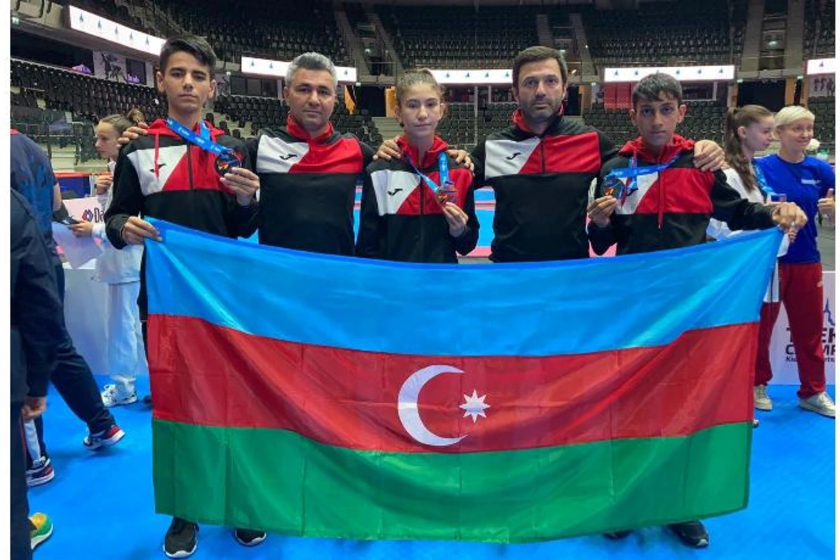 Yeniyetmə taekvondoçularımız Avropa birinciliyində daha 3 medal qazandı — FOTO