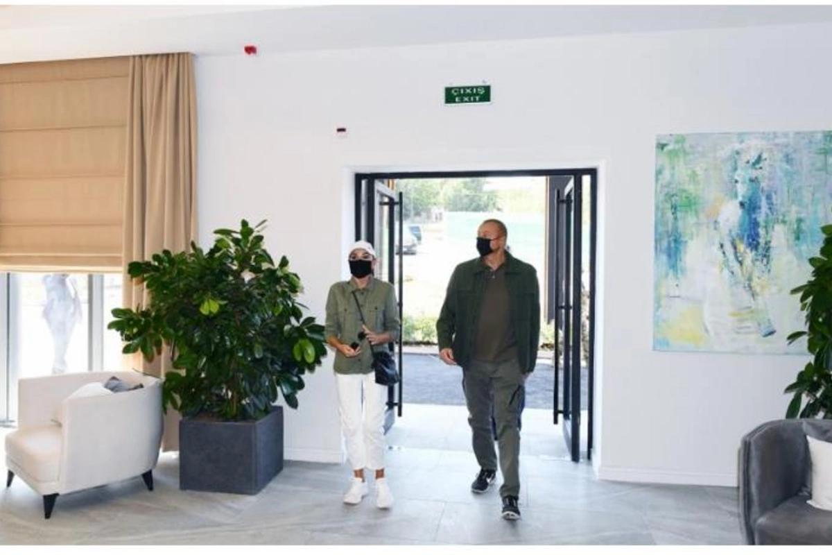 Mehriban Əliyeva Şuşada “Qarabağ” hotelinin açılışı ilə bağlı paylaşım edib