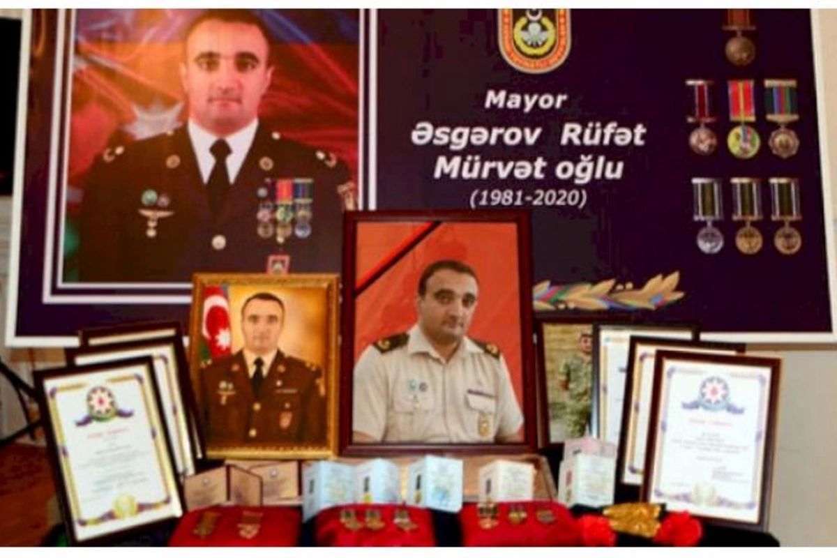 Şəhid mayor Rüfət Əsgərovun doğum günündə xatirəsi anıldı — VİDEO