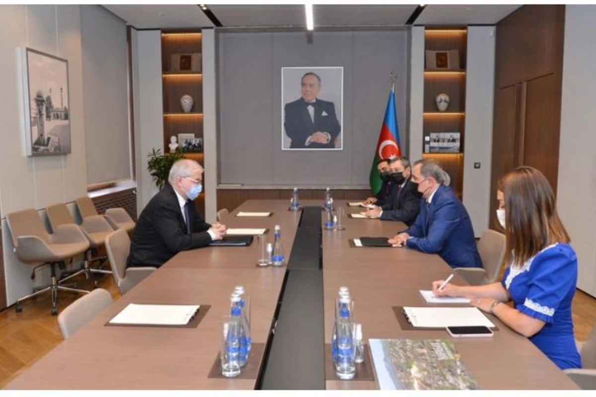 Ceyhun Bayramov Minsk Qrupunun rusiyalı yeni həmsədri ilə görüşdü