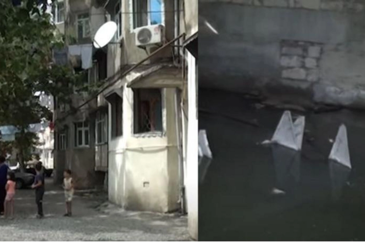 Üfunət iyindən təngə gələn sakinlər — VİDEO