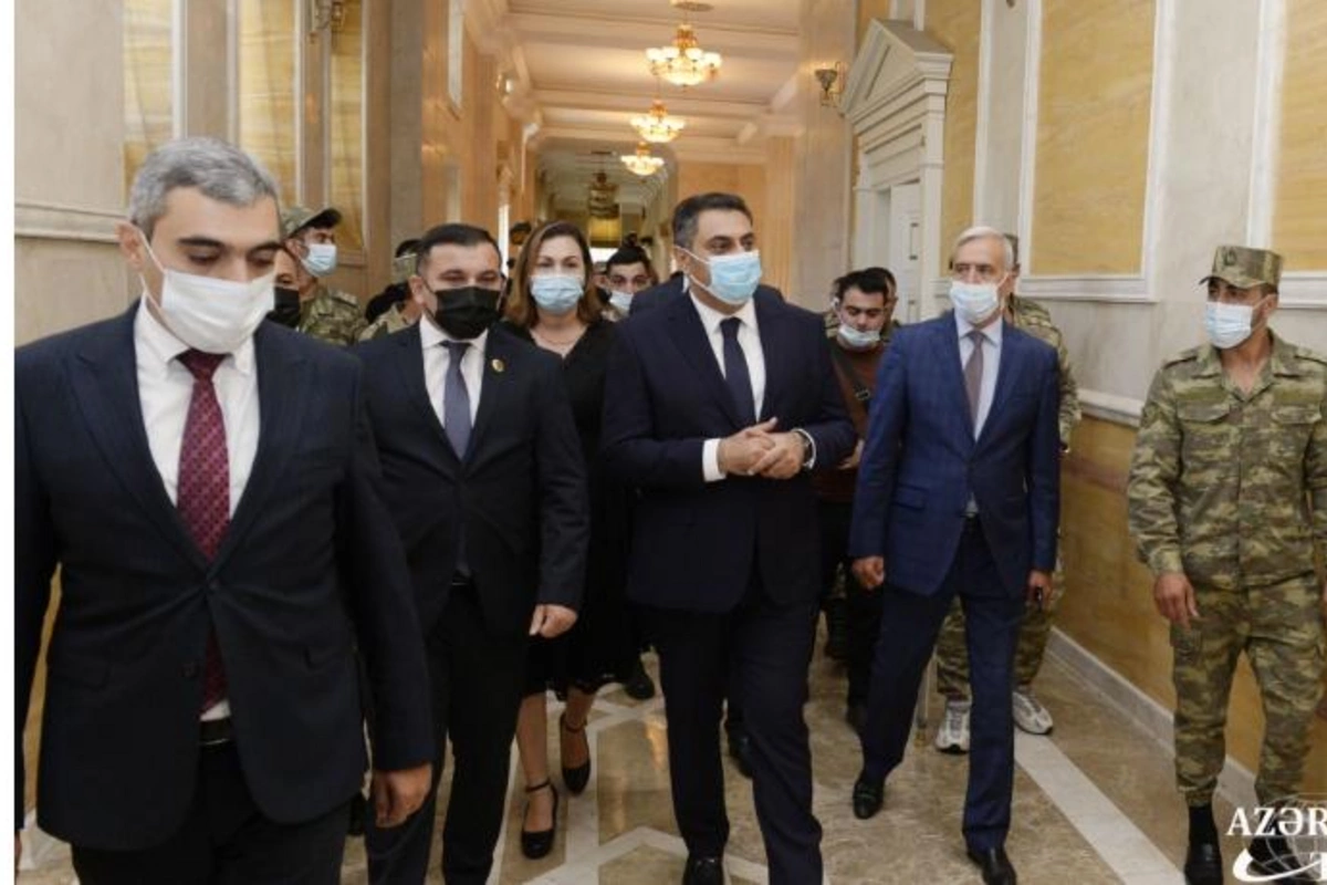 Vətən müharibəsi qaziləri üçün Ali Məhkəmədə infotur keçirildi — FOTOLAR