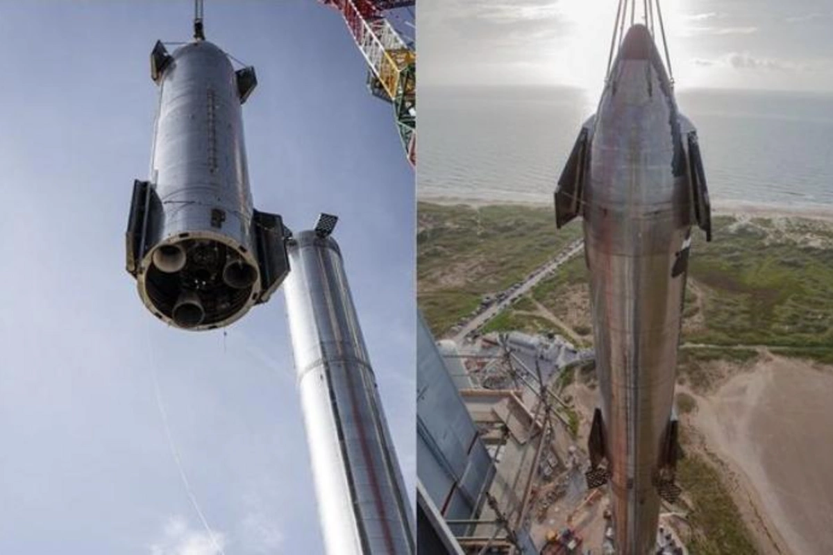 “SpaceX” şirkəti tarixin ən hündür “Starship” raketini yığıb — FOTO