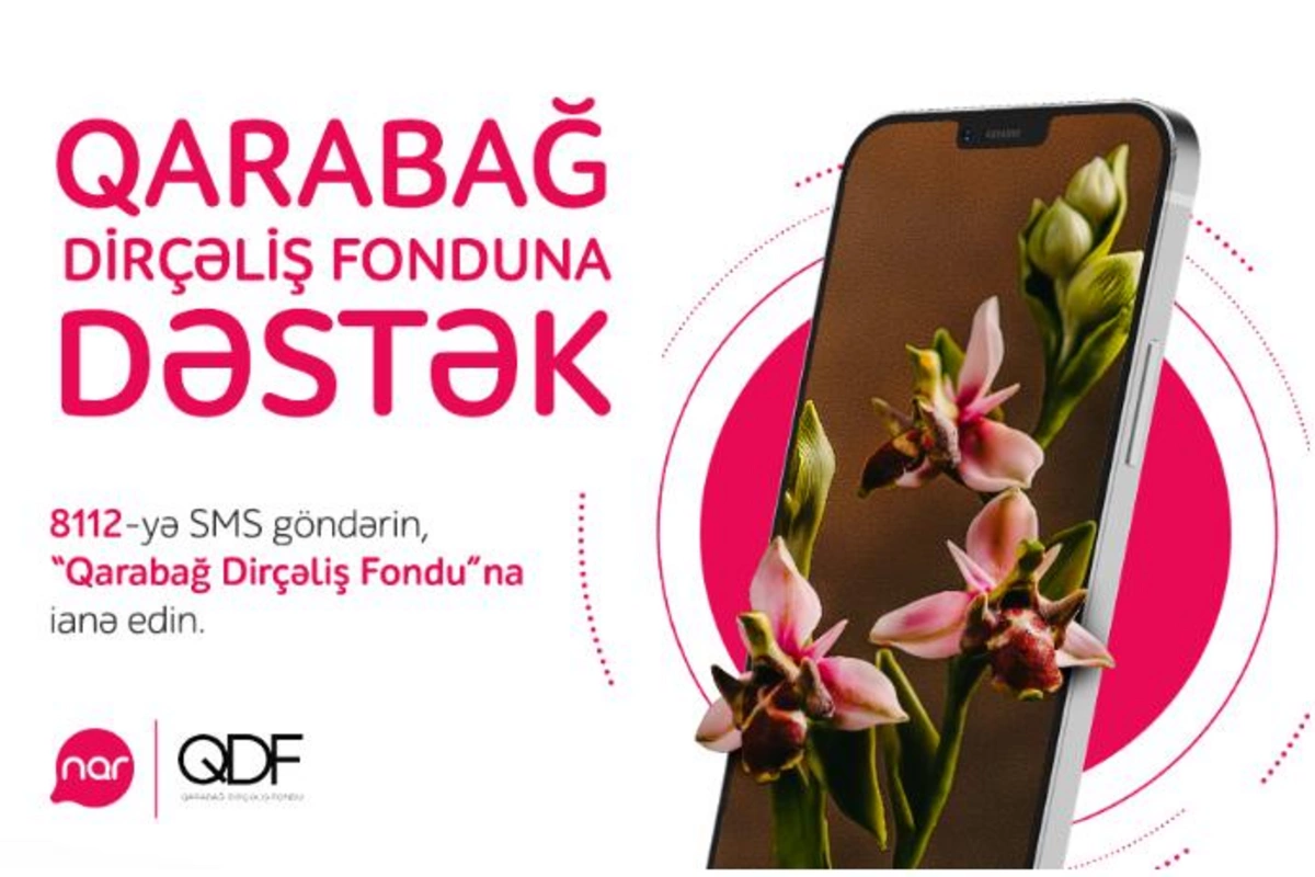 Artıq “Nar” abunəçiləri “Qarabağ Dirçəliş Fondu”na ianə edə bilərlər