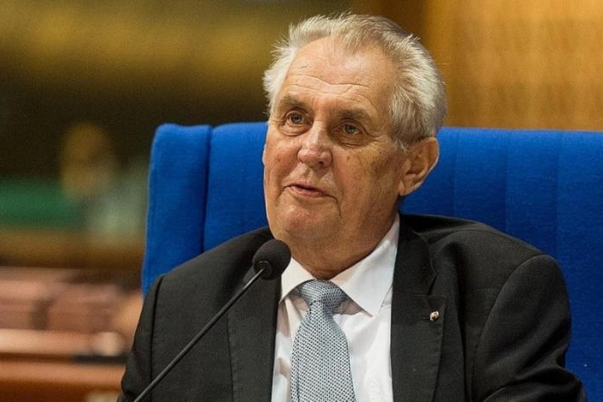 Çexiya prezidenti hospitala yerləşdirildi