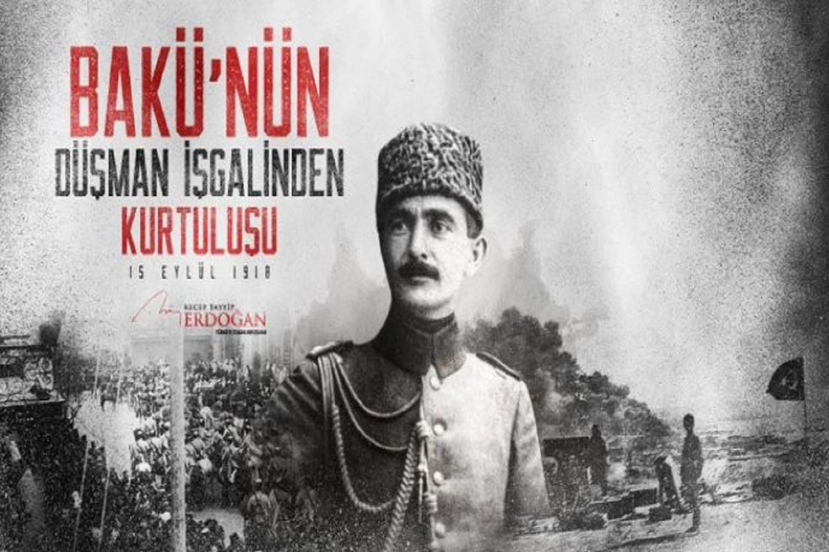 Ərdoğandan Bakının azad edilməsinin 103 illiyi münasibətilə TƏBRİK MESAJI