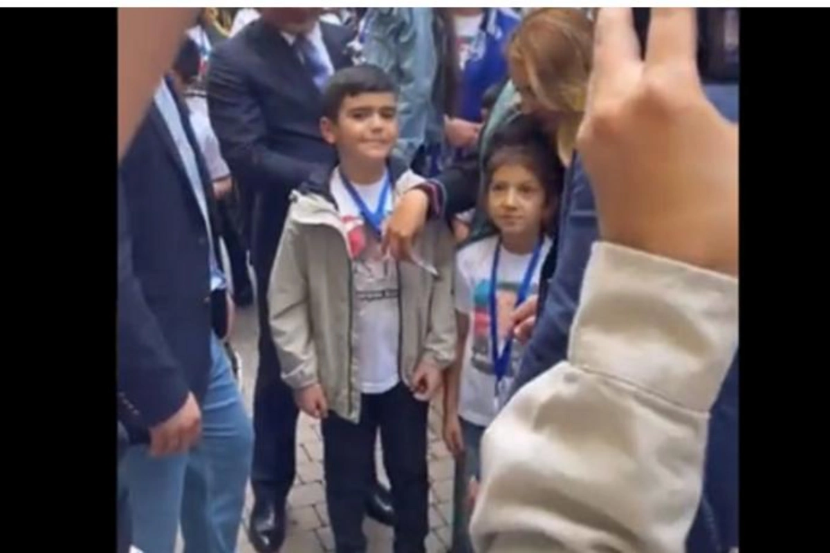 Şəhid övladı Şuşada ad gününü qeyd etdi — VİDEO