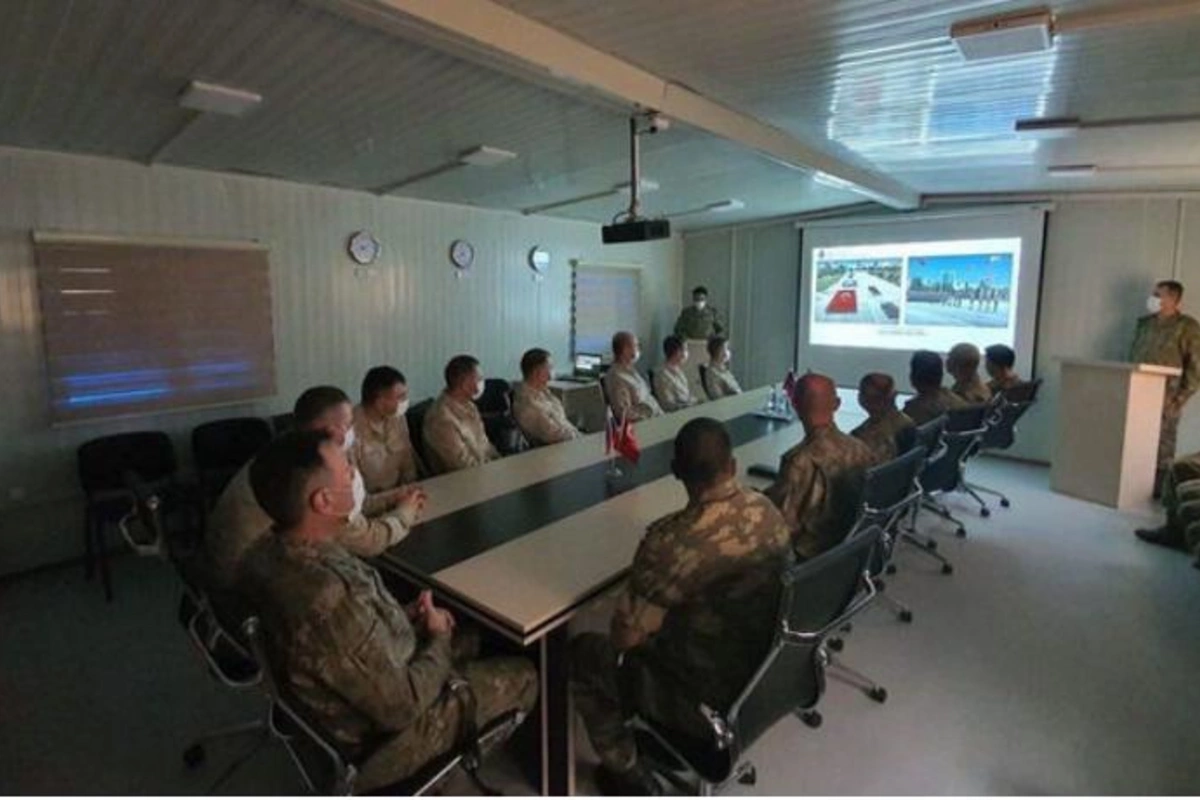 Türkiyə-Rusiya Monitorinq Mərkəzində Türkiyənin Zəfər bayramı qeyd edildi — FOTO