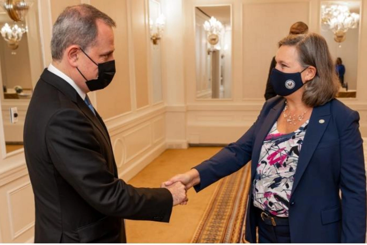 Azərbaycan XİN rəhbəri Viktoriya Nuland ilə görüşdü — FOTO