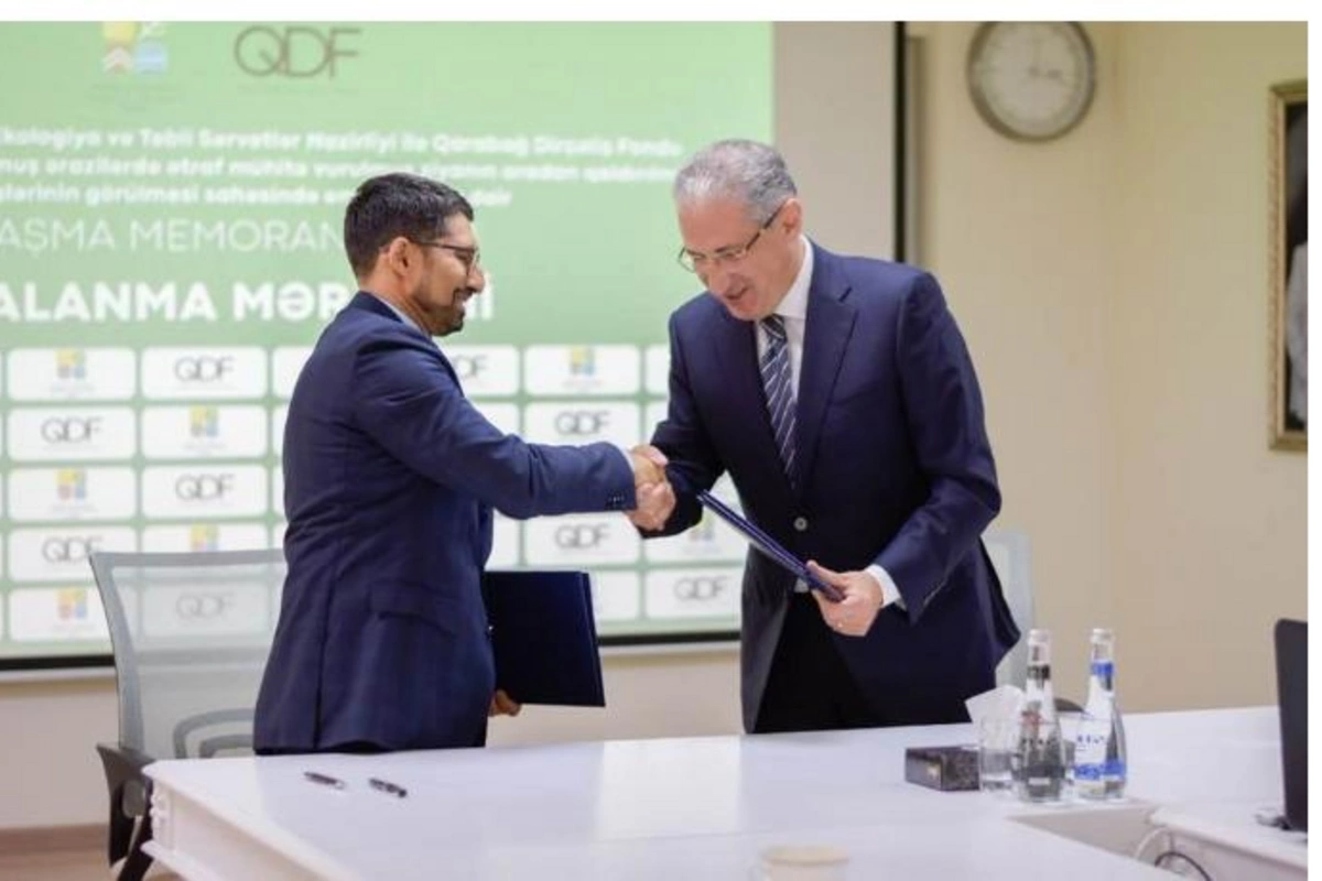 ETSN ilə Qarabağ Dirçəliş Fondu arasında memorandum imzalandı — FOTOLAR
